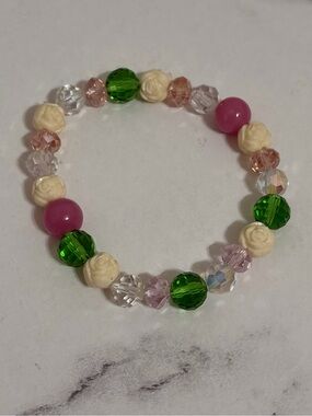 Spring Rose Garden Stretch Bracelet